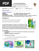 VII - Medio Ambiente y Recursos Naturales Conservación Del Medio Ambiente Poner en Practica para Evitar La Contaminación Del Agua, El Suelo y El Aire