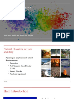 Natural Disaster and Mental Health