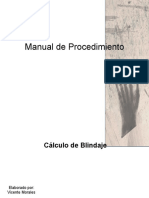 Manual de Procedimiento: Cálculo de Blindaje