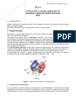 TP N°2 Commande D'un Moteur À Courant Continu Par Un Redresseur Monophasé Commandé Double Alternance - PD2