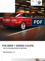 The BMW 1 Series Coupe.: Joy Is The Emotion of Motion