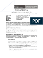 Tribunal Registral: RESOLUCIÓN N.° 1703-2023-SUNARP-TR