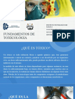 Fundamentos de Toxicológia: Instituto Tecnologico de Oaxaca