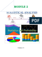 Statistical Analysis - Prelim Module 2 and PS P2