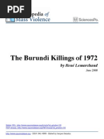 Rene Lemarchand Burundi Killings of 1972