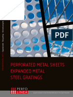 Perforated Metal Sheets Expanded Metal Steel Gratings: Largest Producer of Perforated Materials in The Czech Republic