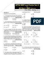 #NEET DPYQ Test Paper - 12 - FULL SYLLABUS