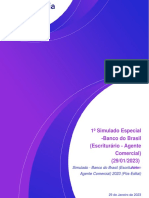 1º Simulado Especial Banco Do Brasil Escriturário Agente Comercial 29 01 2023