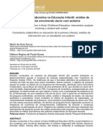 Consultoria Colaborativa Na Educação Infantil Análise de Intervenção Envolvendo Aluno Com Autismo