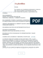 Fabricacion de La Plastilina - 773 Palabras - Monografías Plus