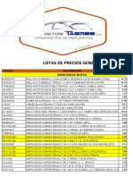 Lista de Precios General Marzo 1