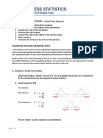 Module 3b - One Sample Tests - Docx 1 PDF