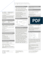 Corporate Finance Cheat Sheet