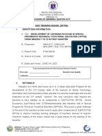 Sptve Development of Learning Package