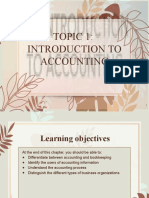 Introduction To Accounting