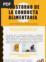 Plan Semanal Trastorno de La Conducta Alimentaria