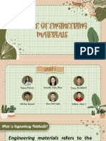 Nature of Engineering Materials Report