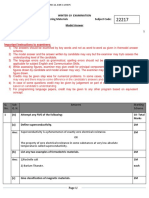 Important Instructions To Examiners:: Q. No. Sub Q. N. Answers Marking Scheme