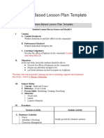 PBL Lesson Plan Template Midterm Exam PDF