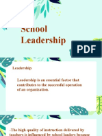 School Leadership MALAKI JOSE ANDRE BSED II WPS Office