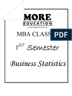 Business Statistics PDF