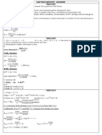 Electrochemistry Answers