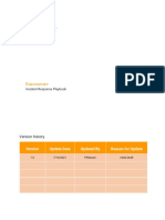 Ransomware Response Playbook