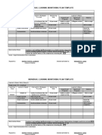 Individual Learning Monitoring Plan 2023