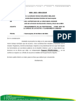 Informe 84 - Requerimiento de Unidad de Catastro y Planeamiento Urbano