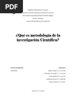 ¿Qué Es Metodología de La Investigación Científica?