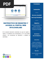 Registro y Acceso - My Cloudlabs - Estudiante