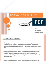 Paragraph Writing