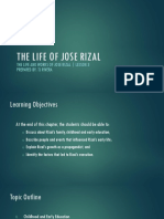 LESSON 3 The Life of Jose Rizal PDF