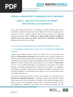 ¿Que Fue El Terrorismo de Estado