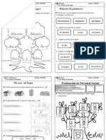 Fichas Personal Social Árbol Genealógico