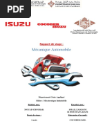 Rapport de Stage Mécanique Automobile