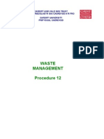 Waste Management - Procedure 12