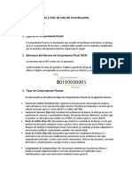 UNIDAD 6. Comprobantes Fiscales y Ciclo de Vida Del Contribuyente