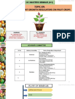 Impact of PGR On Fruit Crops.