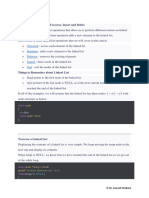 Linked List Operations