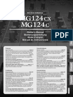 Yamaha mg124cx Manual de Usuario PDF