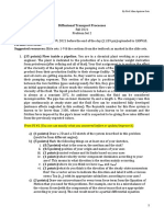 Problem Set 2 Transport Phenomena Plus Formulaire