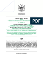 Labour Act 11 of 2007 PDF