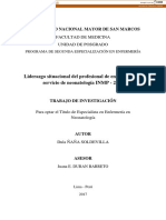 Liderazgo Situacional Del Profesional de Enfermería Del Servicio de Neonatología INMP - 2013