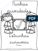 Letras Cursivas (Atividades)