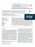 Food Chemistry: Lucas Daniel Tivana, Jose Da Cruz Francisco, Felix Zelder, Bjorn Bergenståhl, Petr Dejmek