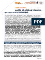 Rapport D'information SUR LES MODALITÉS DE GESTION DES AESH, POUR UNE ÉCOLE INCLUSIVE