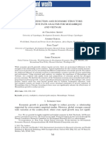 Arndt, Garcia, Tarp, Thurlow (2012) Poverty Reduction & Economic Structure - Comparative Path Analyis For Mozambique & Vietnam