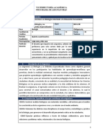 Programa La Biología y Su Didáctica Especializada I II-2023