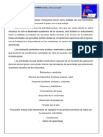 Actividades de MÓDULO INTRODUCTORIO: ¿Cuáles, Cómo y Por Qué?